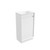 Mini Ravia Fluted Floor-Standing 450mm Matte White Cabinet 440x292x847mm with Sintera Square Stone Top with Tap Hole [320372]