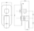 Sigma Wall Mixer with Diverter (Trim Kit Only) Chrome [304814]