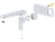 Sigma Wall Mixer Set with 220mm Spout (Trim Kit Only) Chrome LF [304820]