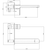 Sigma Wall Mixer Set with 220mm Spout Black LF [304940]