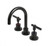 Alpha Lever Handle Basin Set Black LF [285528]