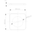 Ray 1 Wall Mixer Wall Plate (Only) Square 65mm Chrome [305083]