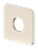 Ray 1 Spout Wall Plate (Only) Square 65mm Brushed Nickel [305103]