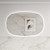 Valmont Horizontal LED Mirror 1400 x 900 x 30mm Matte White [320155]