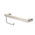 Urbane II Universal Rail 400mm and Toilet Roll Holder Set Brushed Nickel [322478]
