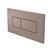Invisi Series II Rectangle Dual Flush Plate and Buttons (Metal) Brushed Bronze [322081]