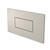 Invisi Series II Rectangle Metal Single Flush Plate and Buttons Brushed Nickel [322070]