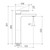 Luna II Tower Basin Mixer Brushed Brass [326162]