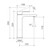 Luna II Mid Basin Mixer Brushed Brass [326146]