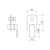 Luna II EasySwitch Bath or Shower Mixer with Diverter Trim Kit (Only) Chrome [326124]