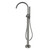 Liano II Freestanding Bath Filler with Hand Shower (Complete Kit) Gunmetal [323043]
