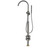 Liano II Freestanding Bath Filler with Hand Shower Gunmetal [323072]