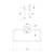 Radii Hand Towel Holder Square Plate 316 Stainless Steel [317944]