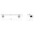 Wiltern Glass Shelf 450mm Brushed Nickel [321570]