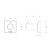 Radii Robe Hook Square Plate 316 Stainless Steel [317920]