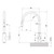 Vivid MKII Pull-Out Sink Mixer 240mm Gooseneck Brushed Carbon [325376]