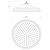 Wiltern Shower Rose Brushed Nickel [321611]