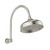 Cromford High Rise Shower Arm and Rose 210mm Brushed Nickel [317903]