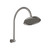 Wiltern High-Rise Shower Arm and Rose Brushed Carbon [321614]
