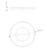 Ray 1 Wall Mixer Wall Plate (Only) Round 80mm Chrome [314825]