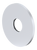 Ray 1 Spout Wall Plate (Only) Round 80mm Chrome [314831]