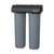Whole House Dual Water Filter System 5Micron 55Lpm 200-875Kpa Maxiplus Diameter 20In 1In Bsp Lead Free [319757]