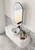 Savio Curve Finger Pull Cabinet 1200 x 460 x 350mm with Cato Flat Stone Top [301431]