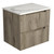 Tuscana Wall Hung Wave Groove Finger Pull Cabinet 600 x 460 x 540mm with Alpine Flat Stone Top [301333]