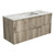 Tuscana Wall Hung Wave Groove Finger Pull Cabinet 1200 x 460 x 540mm with Crystal Ceramic Top [301352]