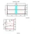 Ainsley Finger Pull Cabinet 1200 x 460 x 560mm with Pure Flat Stone Top [301334]