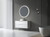 Verona Mark II Wall Hung V Groove Matte White Finger Pull Cabinet 1200 x 460 x 540mm with Alpine Flat Stone Top [300753]
