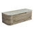 Hamilton Wall Hung Curving Plywood Finger Pull Cabinet 1200 x 460 x 350mm with Snow Flat Stone Top [300765]