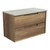 Moreno Finger Pull Cabinet 900 x 460 x 560mm with Snow Flat Stone Top [300951]