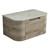 Hamilton Wall Hung Curving Plywood Finger Pull Cabinet 750 x 460 x 350mm with Pure Flat Stone Top [300816]