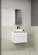 Flauto Finger Pull Cabinet 750 x 460 x 560mm with Snow Flat Stone Top [301040]