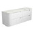 Curva Curve Finger Pull Cabinet 1500 x 460 x 540mm with Snow Flat Stone Top [300954]