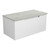 Perla Mark Ii Wall Hung V Groove Matte White Finger Pull Cabinet 900 x 460 x 400mm with Snow Flat Stone Top [300971]