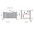 Perla Mark Ii Wall Hung V Groove Matte White Finger Pull Cabinet 900 x 460 x 400mm with Snow Flat Stone Top [300971]