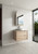 Ainsley Finger Pull Cabinet 750 x 460 x 560mm with Palis White Flat Stone Top [300795]