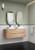 Briony Curve Finger Pull Cabinet 1500 x 460 x 540mm with Pure Flat Stone Top [301036]