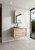 Ainsley Finger Pull Cabinet 900 x 460 x 560mm with Pure Flat Stone Top [301315]