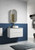 Neva Finger Pull Cabinet 900 x 460 x 540mm with Pure Flat Stone Top [301401]