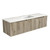Calder Wall Hung Wave Groove Finger Pull Cabinet 1500 x 460 x 400mm Single Bowl with Crystal Ceramic Top [301101]