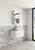 Savio Curve Finger Pull Cabinet 750 x 460 x 350mm with Pure Flat Stone Top [301211]