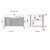 Perla Mark Ii Wall Hung V Groove Matte White Finger Pull Cabinet 900 x 460 x 400mm with Pure Flat Stone Top [301000]