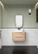 Briony Curve Finger Pull Cabinet 900 x 460 x 540mm with Cato Flat Stone Top [301004]