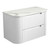 Curva Curve Finger Pull Cabinet 900 x 460 x 540mm with Snow Flat Stone Top [301119]
