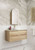 Moreno Finger Pull Cabinet 1200 x 460 x 560mm with Snow Flat Stone Top [301202]