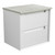Flauto Finger Pull Cabinet 600 x 460 x 560mm with Palis White Flat Stone Top [301459]