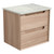 Ainsley Finger Pull Cabinet 600 x 460 x 560mm with Snow Flat Stone Top [301465]